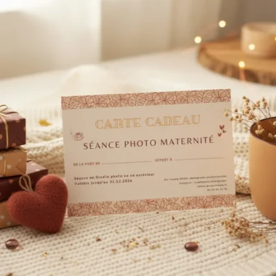 Bon cadeau Séance photo