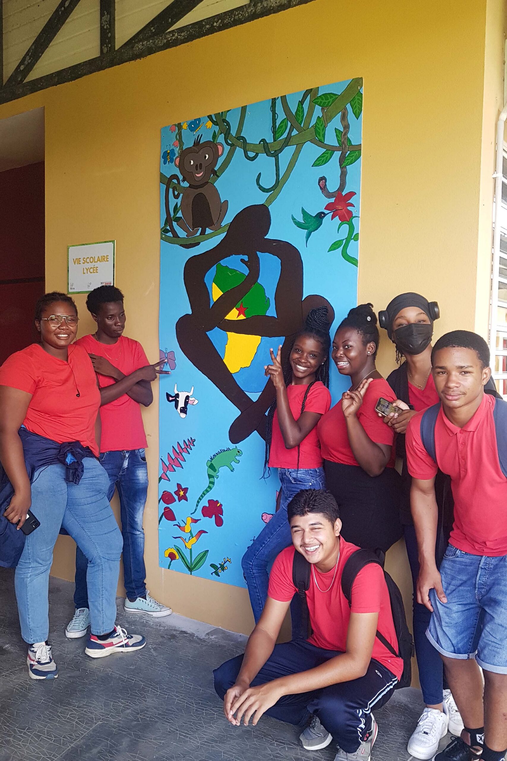atelier de peinture scolaire en lycée professionnel près de Toulouse